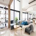 The Trilinq Condo by Free Space Intent | Product Seen: [Adik – Wood Chair, Putin Dining Table – W1400 & Tempo 3-in-1 Coffee Table]